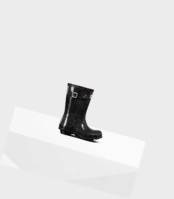 Kids' Hunter Original Little Starcloud Wellington Short Boots Black | 5901624-AW