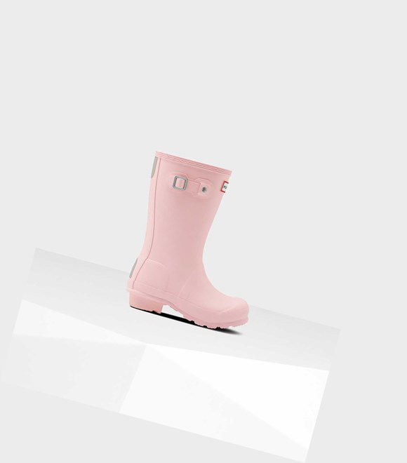 Kids' Hunter Original Wellington Short Boots Pink | 8620435-IA