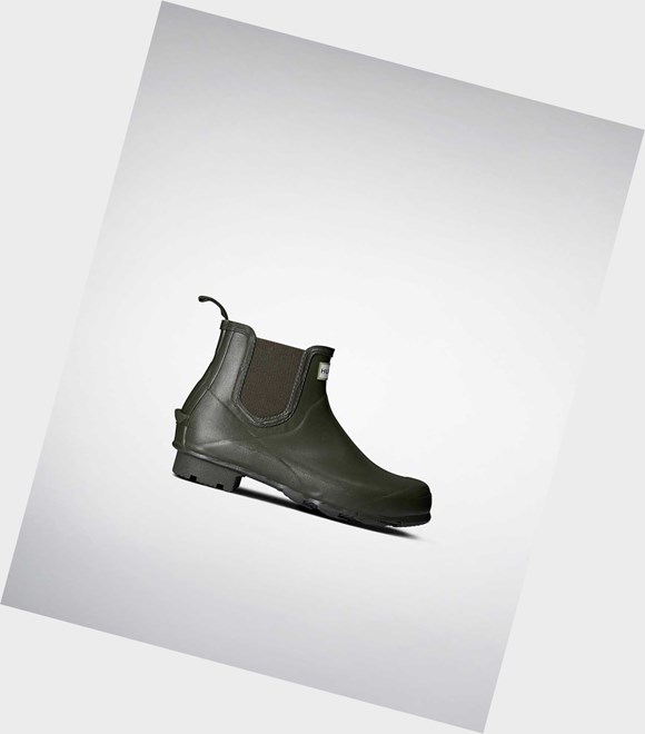 Men's Hunter Norris Field Chelsea Boots Green | 9627580-BV