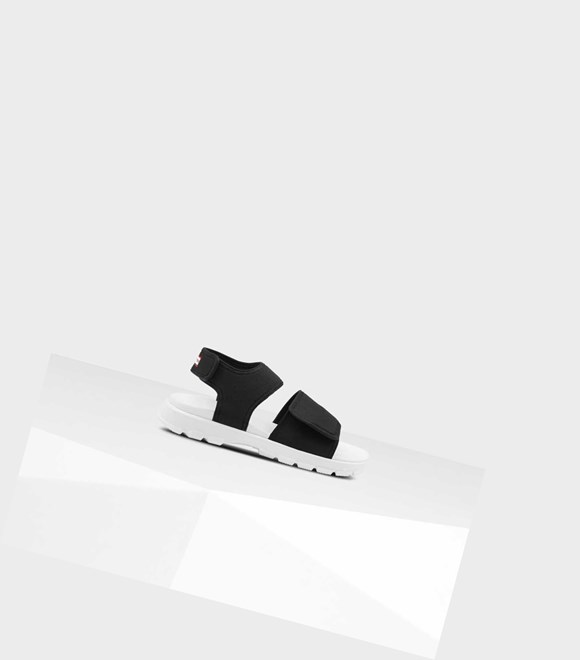 Men's Hunter Original Outdoor Walking Sandals Black | 0816457-VC