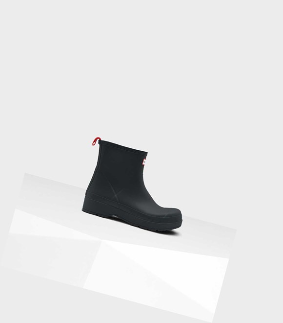 Men's Hunter Original Play Boots Black | 7106438-NY