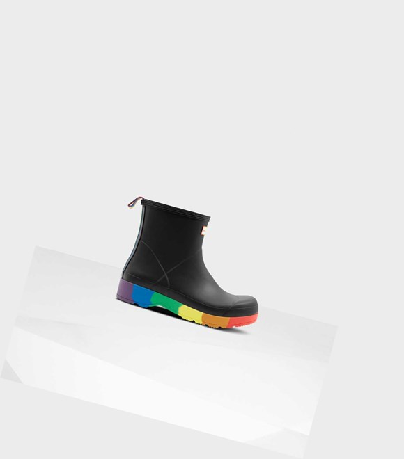 Men's Hunter Original Pride Heeled Play Boots Black | 2018693-CI