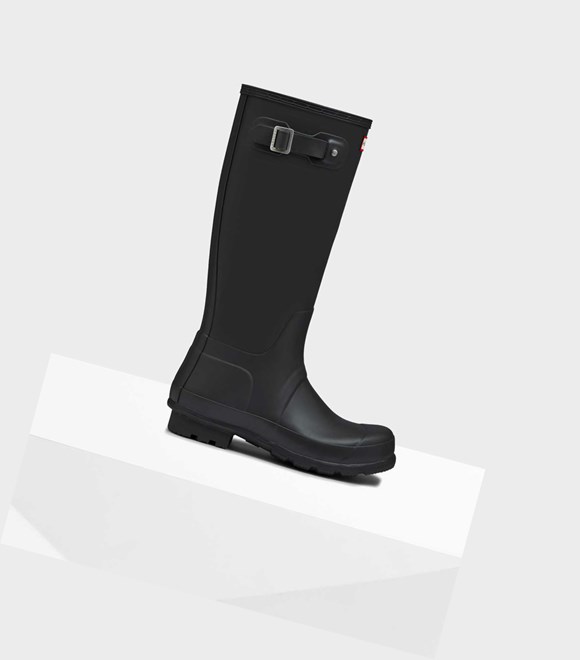 Men's Hunter Original Wellington Tall Boots Black | 3758021-AG