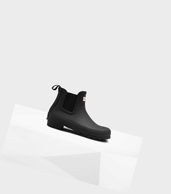 Women's Hunter Original Chelsea Boots Black | 3618942-XV