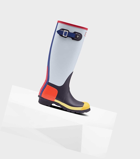 Women's Hunter Original Inside Out Wellington Tall Boots Grey | 0472369-HX