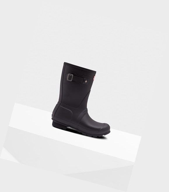 Women's Hunter Original Insulated Short Boots Black | 2651374-AX