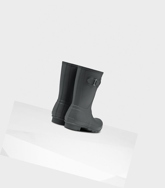 Women's Hunter Original Insulated Short Boots Grey | 3156048-GI