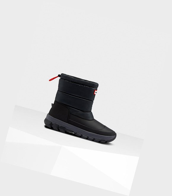 Women's Hunter Original Insulated Short Snow Boots Black | 9218657-ZM