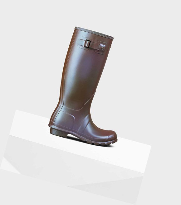 Women's Hunter Original Nebula Wellington Tall Boots Purple | 8429753-YQ