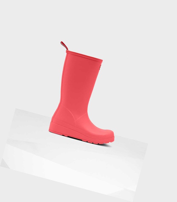 Women's Hunter Original Play Wellington Tall Boots Pink | 3791428-QL