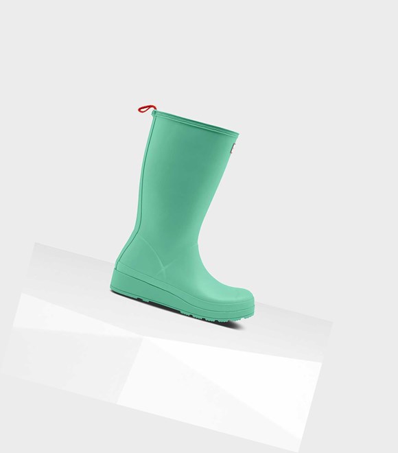 Women's Hunter Original Play Wellington Tall Boots Green | 4730586-BV