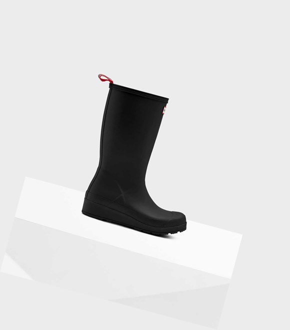 Women's Hunter Original Play Wellington Tall Boots Black | 5674821-DA