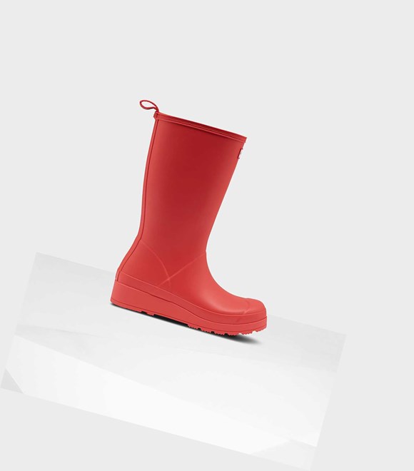 Women's Hunter Original Play Wellington Tall Boots Red | 7068321-YU