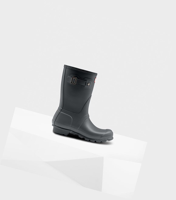 Women's Hunter Original Short Boots Grey | 2357481-YQ