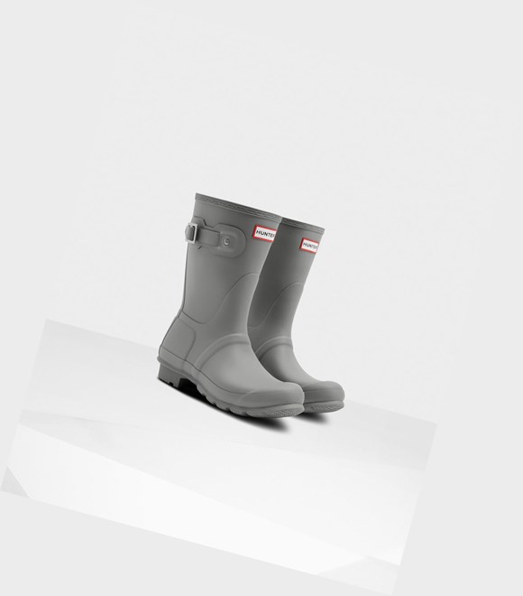Women's Hunter Original Short Boots Grey | 7634829-KT