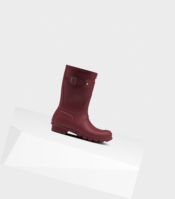 Women's Hunter Original Short Boots Red | 1358472-AP
