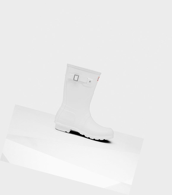 Women's Hunter Original Short Boots White | 3740189-CB