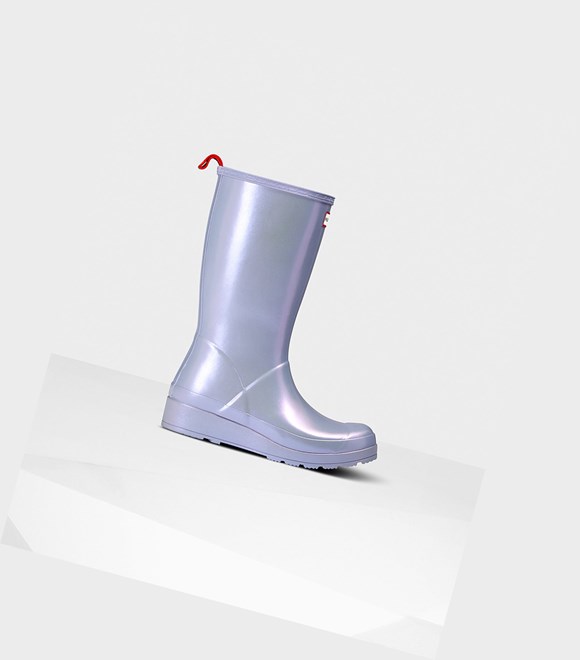 Women's Hunter Original Tall Nebula Rain Play Boots Purple | 6952841-OR