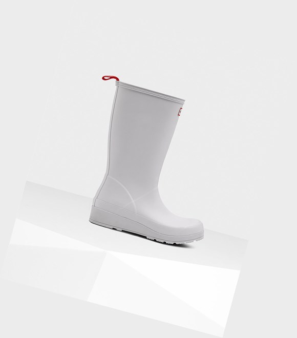 Women's Hunter Original Tall Rain Play Boots Grey | 9127864-UR