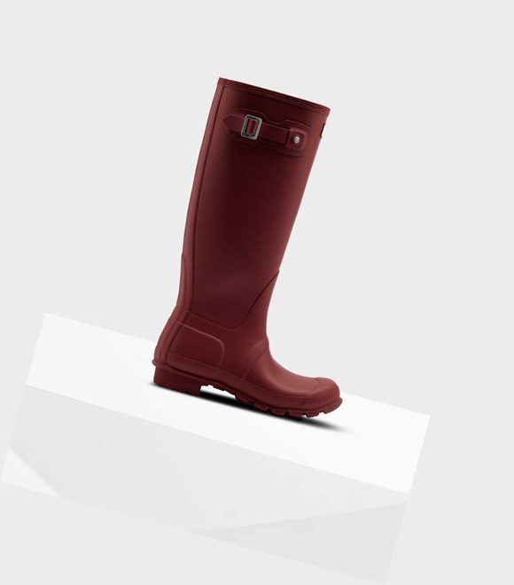 Women's Hunter Original Wellington Tall Boots Red | 4697231-XB
