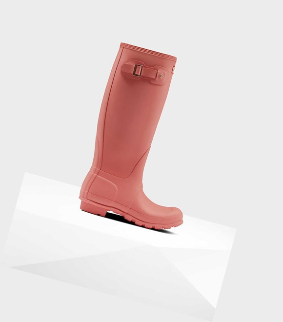 Women's Hunter Original Wellington Tall Boots Pink | 6750142-QS