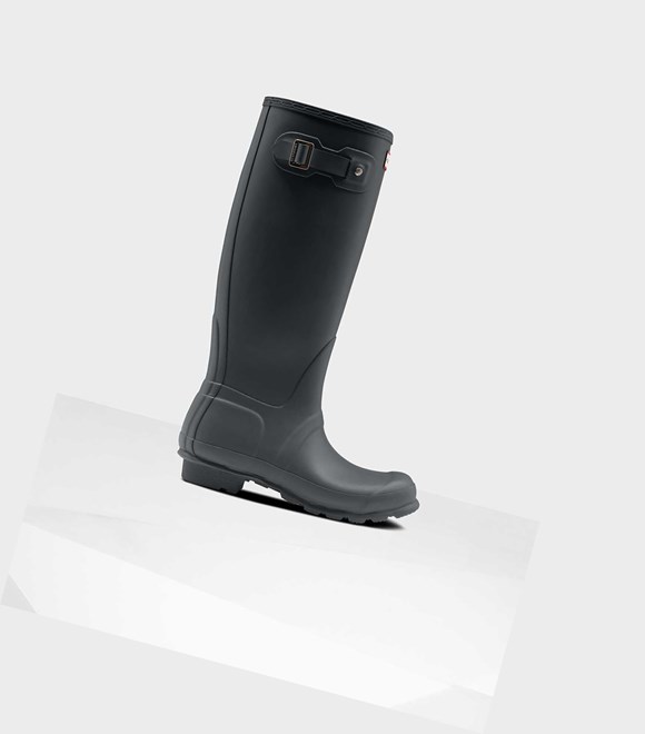 Women's Hunter Original Wellington Tall Boots Green | 6753891-PJ