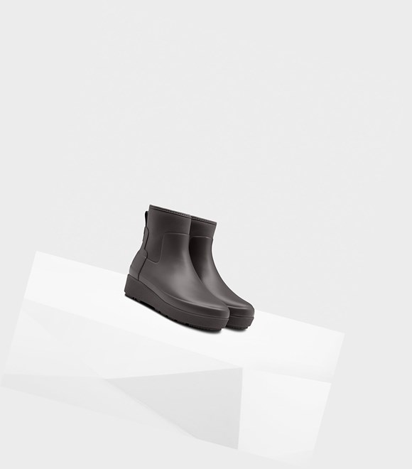 Women's Hunter Refined Slim Fit Neoprene Chelsea Chelsea Boots Grey | 4387912-TW