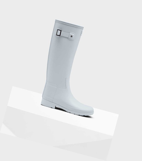 Women's Hunter Refined Slim Fit Wellington Tall Boots Grey | 6095837-BW