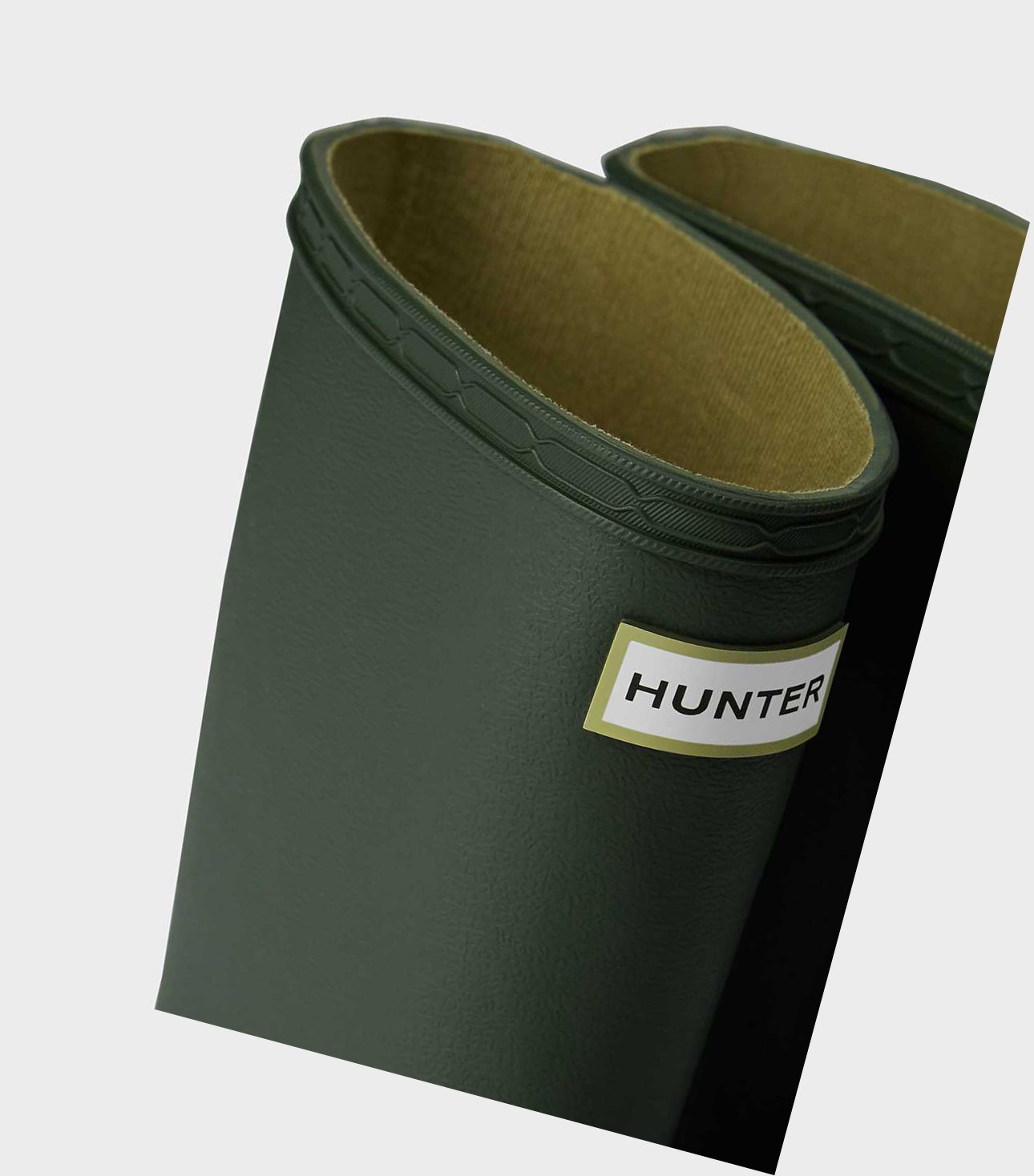 Kids' Hunter First Norris Wellington Short Boots Green | 8670429-RC