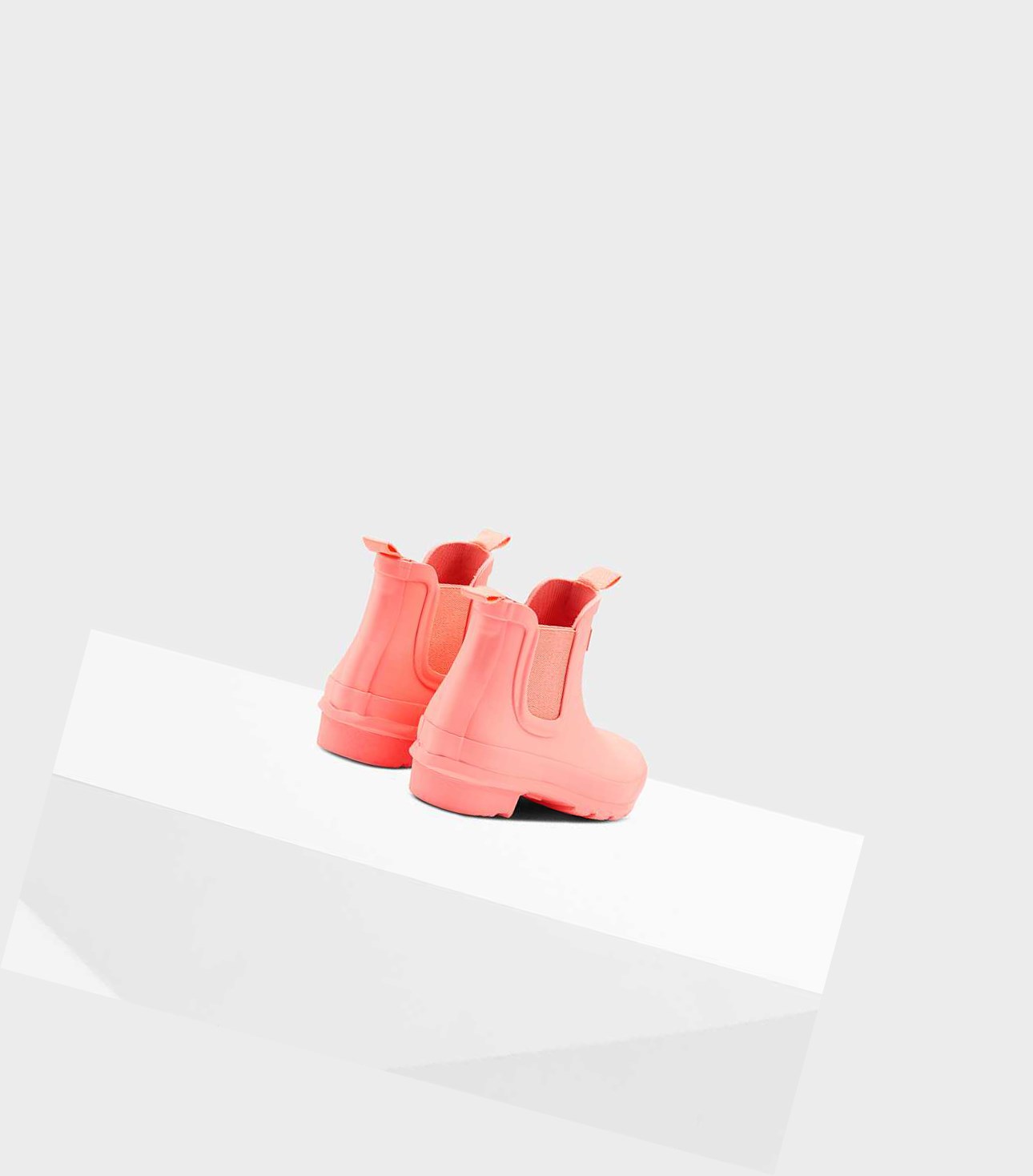 Kids' Hunter Original Big Chelsea Boots Pink | 3976851-ZE