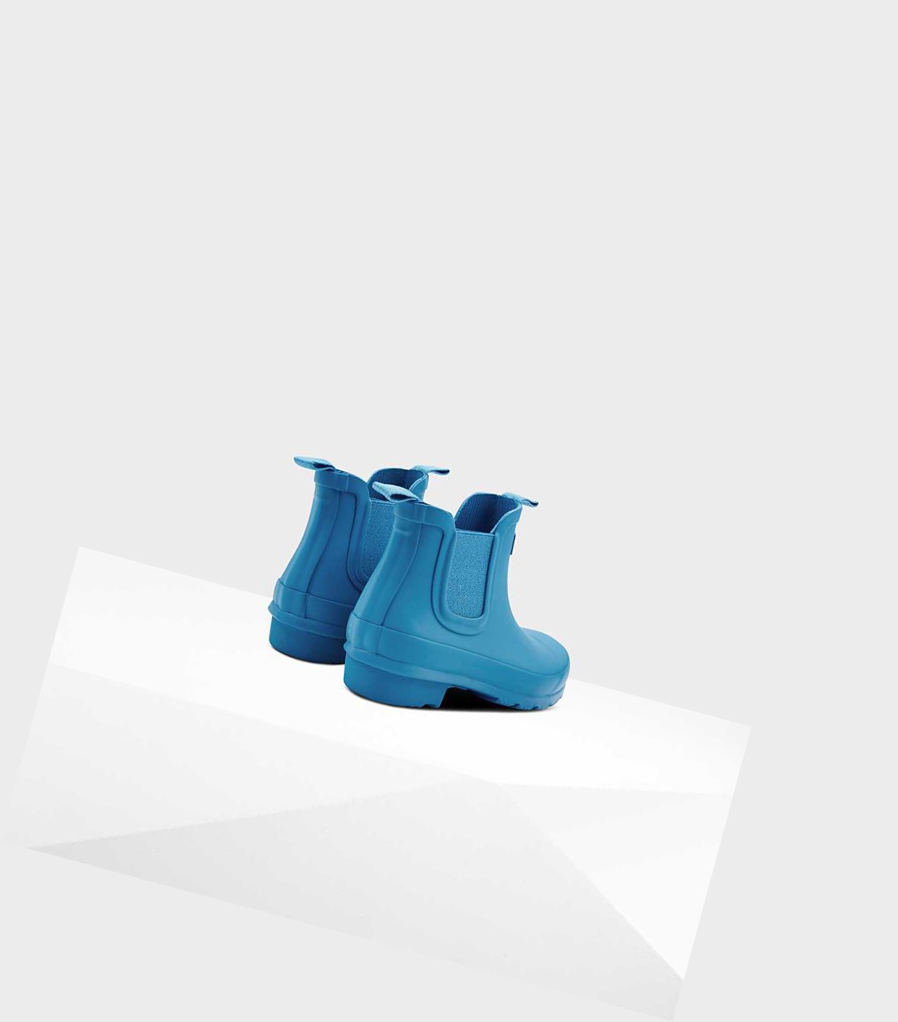 Kids' Hunter Original Big Chelsea Boots Blue | 4057829-FB