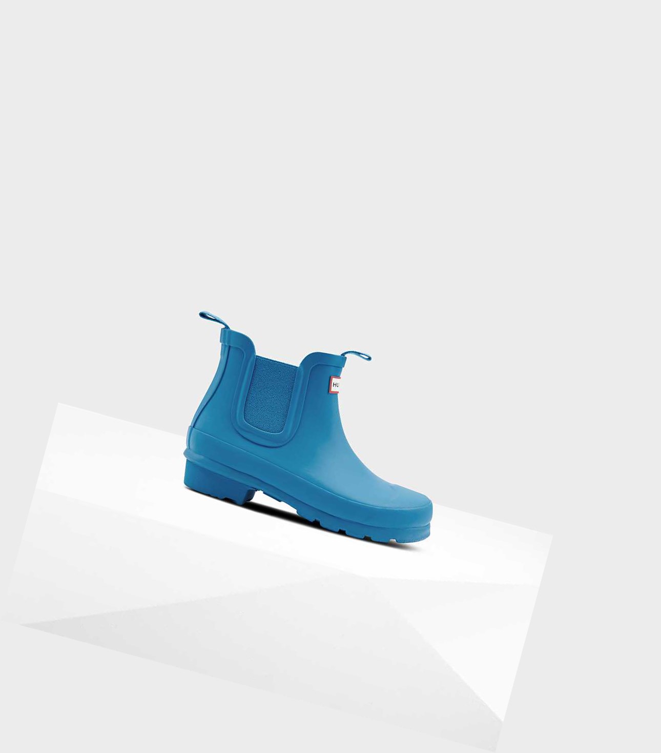 Kids\' Hunter Original Big Chelsea Boots Blue | 4057829-FB