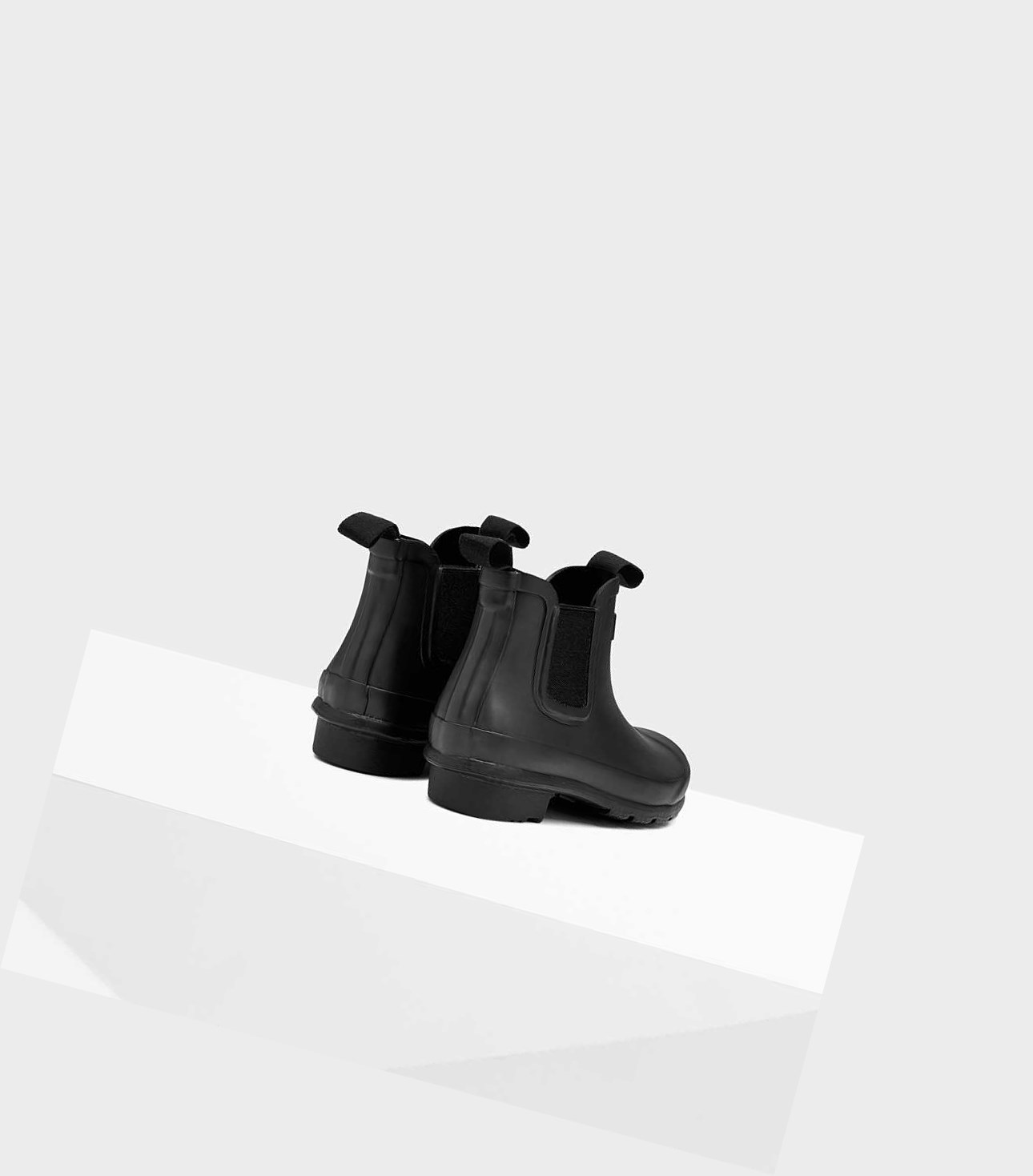 Kids' Hunter Original Big Chelsea Boots Black | 8756392-HZ