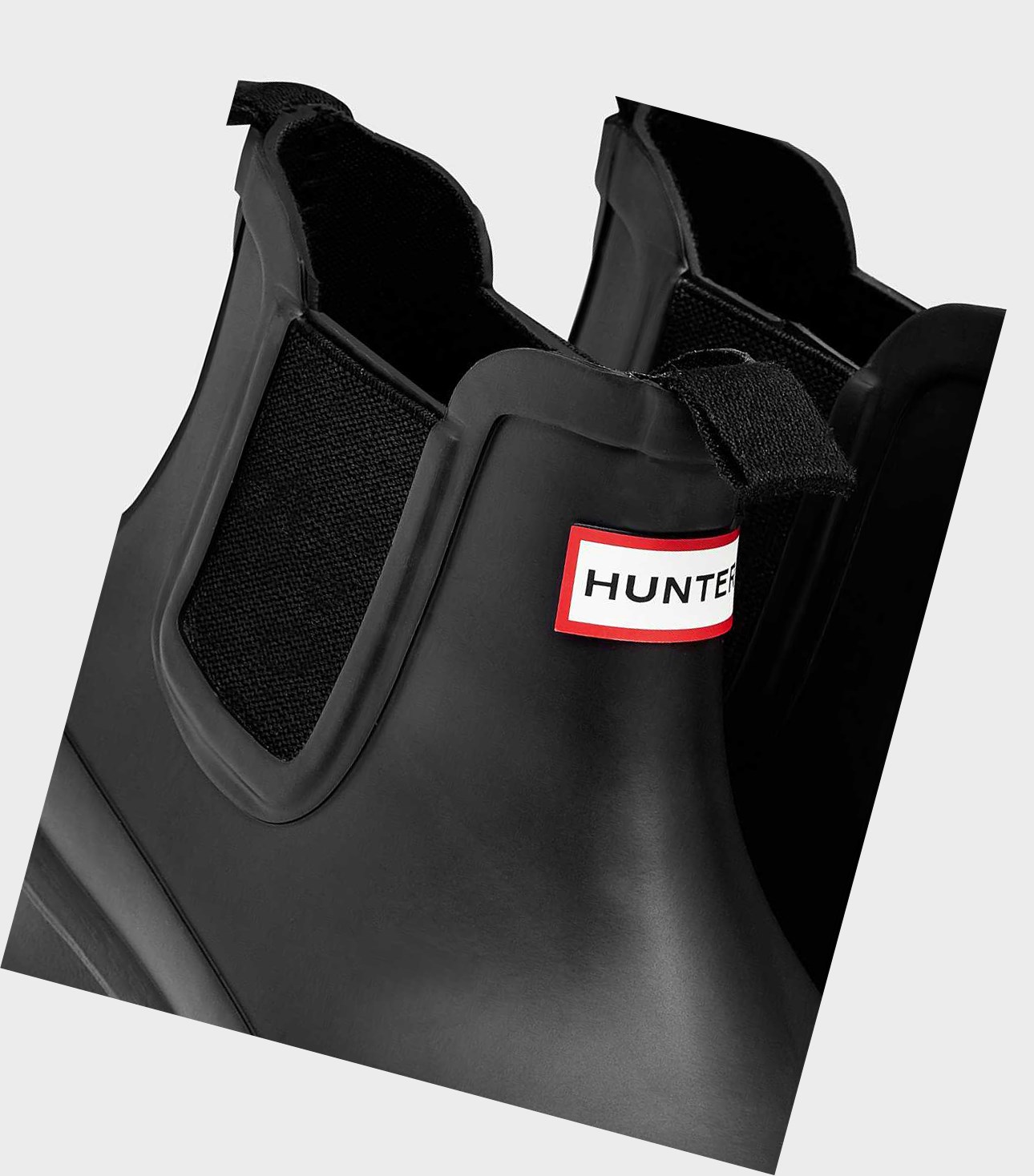 Kids' Hunter Original Big Chelsea Boots Black | 8756392-HZ
