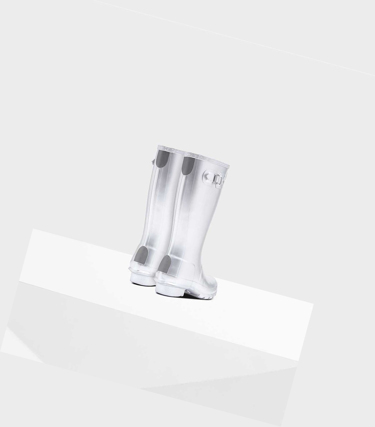 Kids' Hunter Original Big Metallic Wellington Tall Boots Silver | 9138426-GH