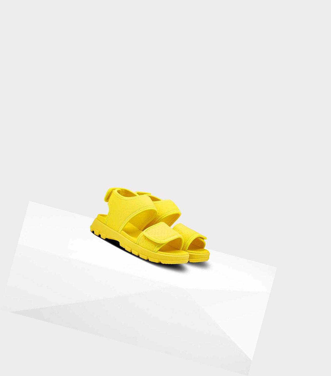 Kids' Hunter Original Big Outdoor Walking Sandals Yellow | 0456931-WZ