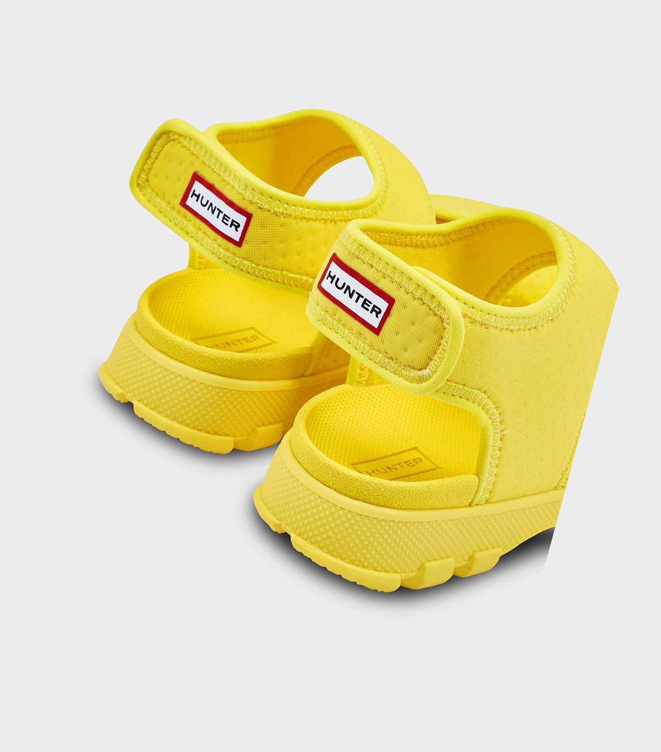 Kids' Hunter Original Big Outdoor Walking Sandals Yellow | 0456931-WZ