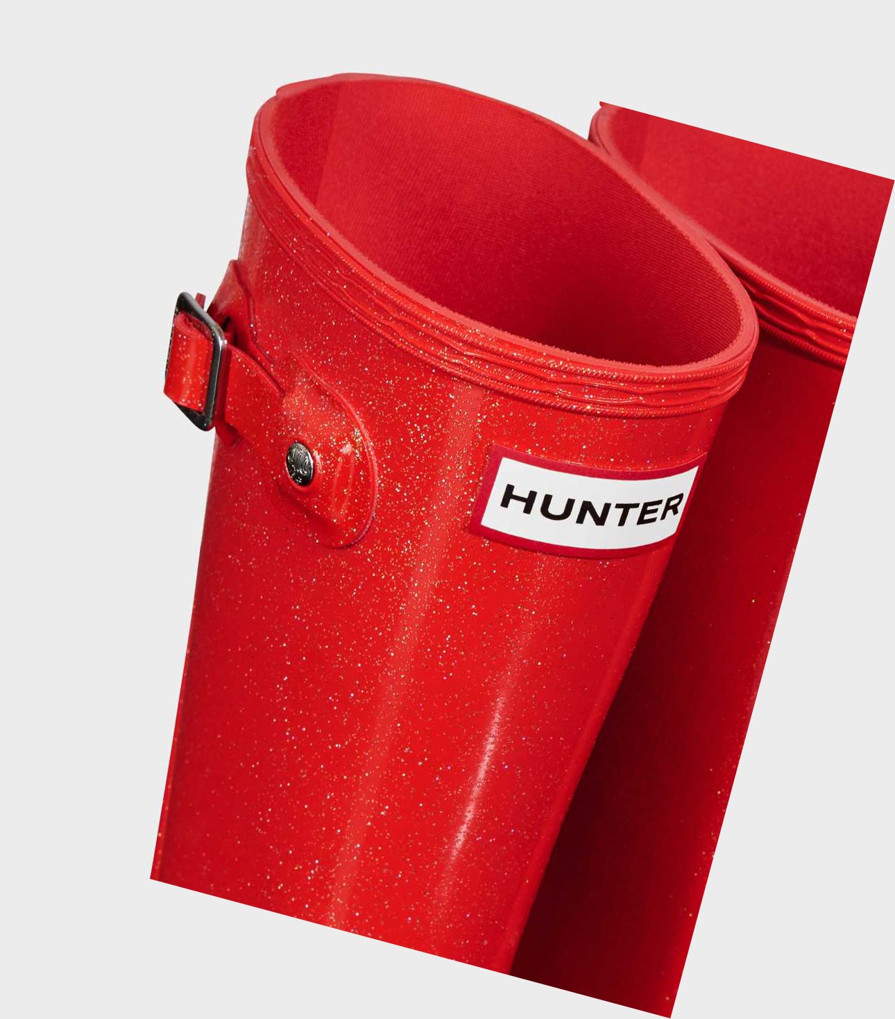 Kids' Hunter Original Big Starcloud Wellington Short Boots Red | 6720583-CK