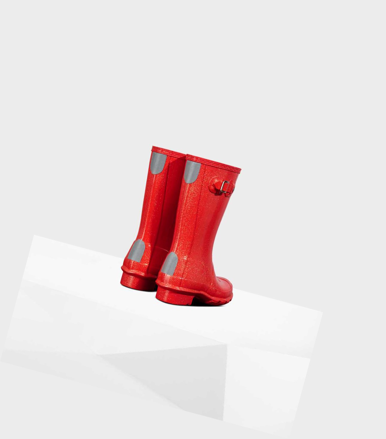 Kids' Hunter Original Big Starcloud Wellington Short Boots Red | 6720583-CK