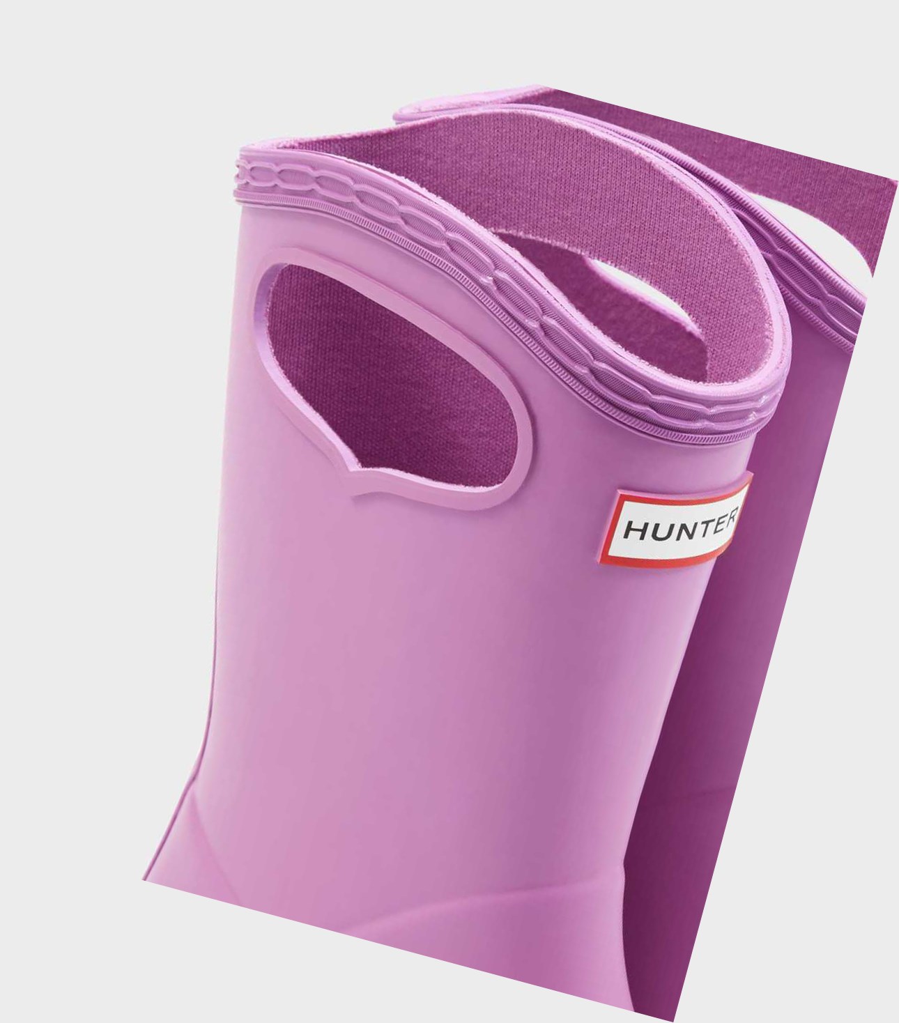 Kids' Hunter Original First Classic Grab Handle Wellington Short Boots Pink | 4281639-DZ