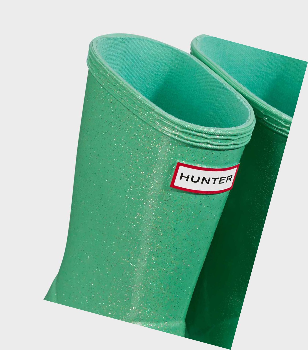 Kids' Hunter Original First Classic Starcloud Wellington Short Boots Green | 3851067-YC