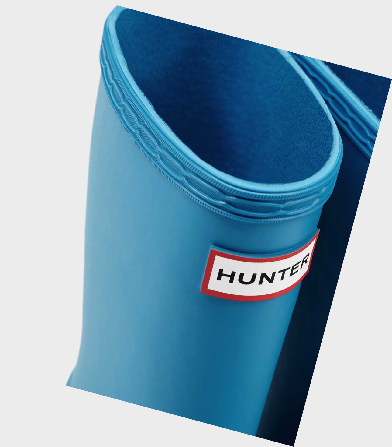 Kids' Hunter Original First Classic Wellington Short Boots Blue | 5396710-IC