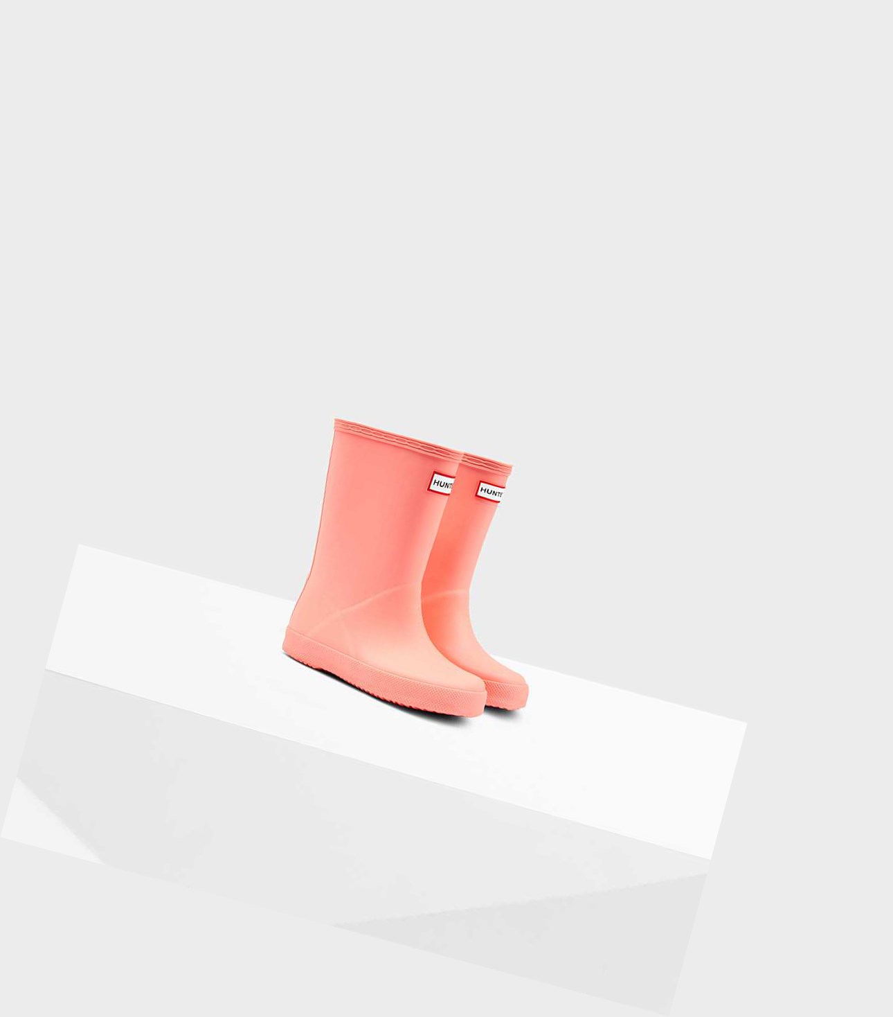 Kids' Hunter Original First Classic Wellington Short Boots Pink | 6234897-YK