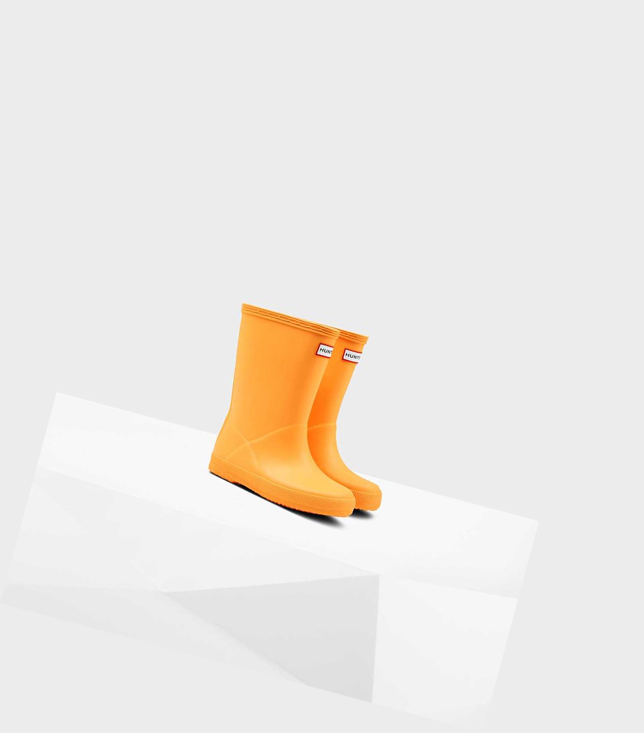 Kids' Hunter Original First Classic Wellington Short Boots Orange | 9516402-GP