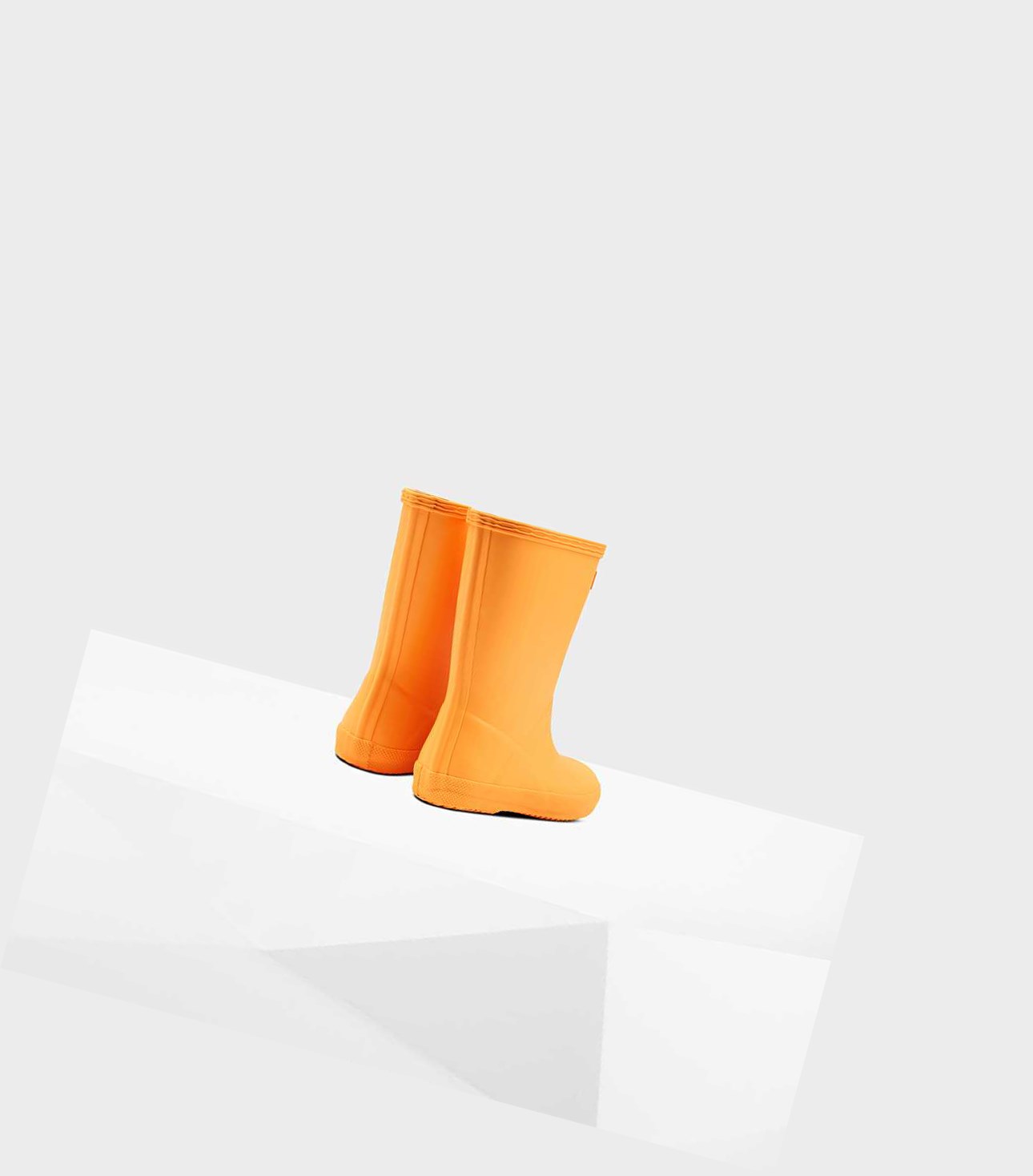 Kids' Hunter Original First Classic Wellington Short Boots Orange | 9516402-GP
