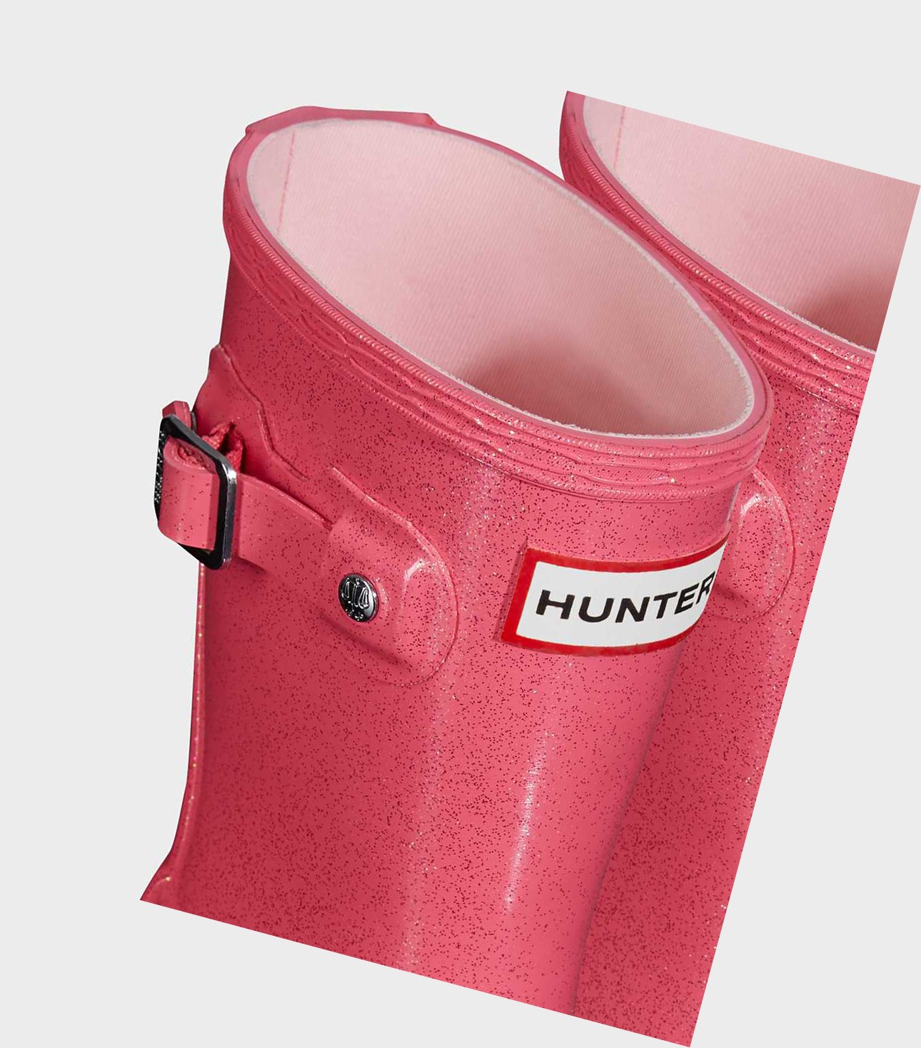 Kids' Hunter Original Little Starcloud Wellington Short Boots Pink | 1905873-BY