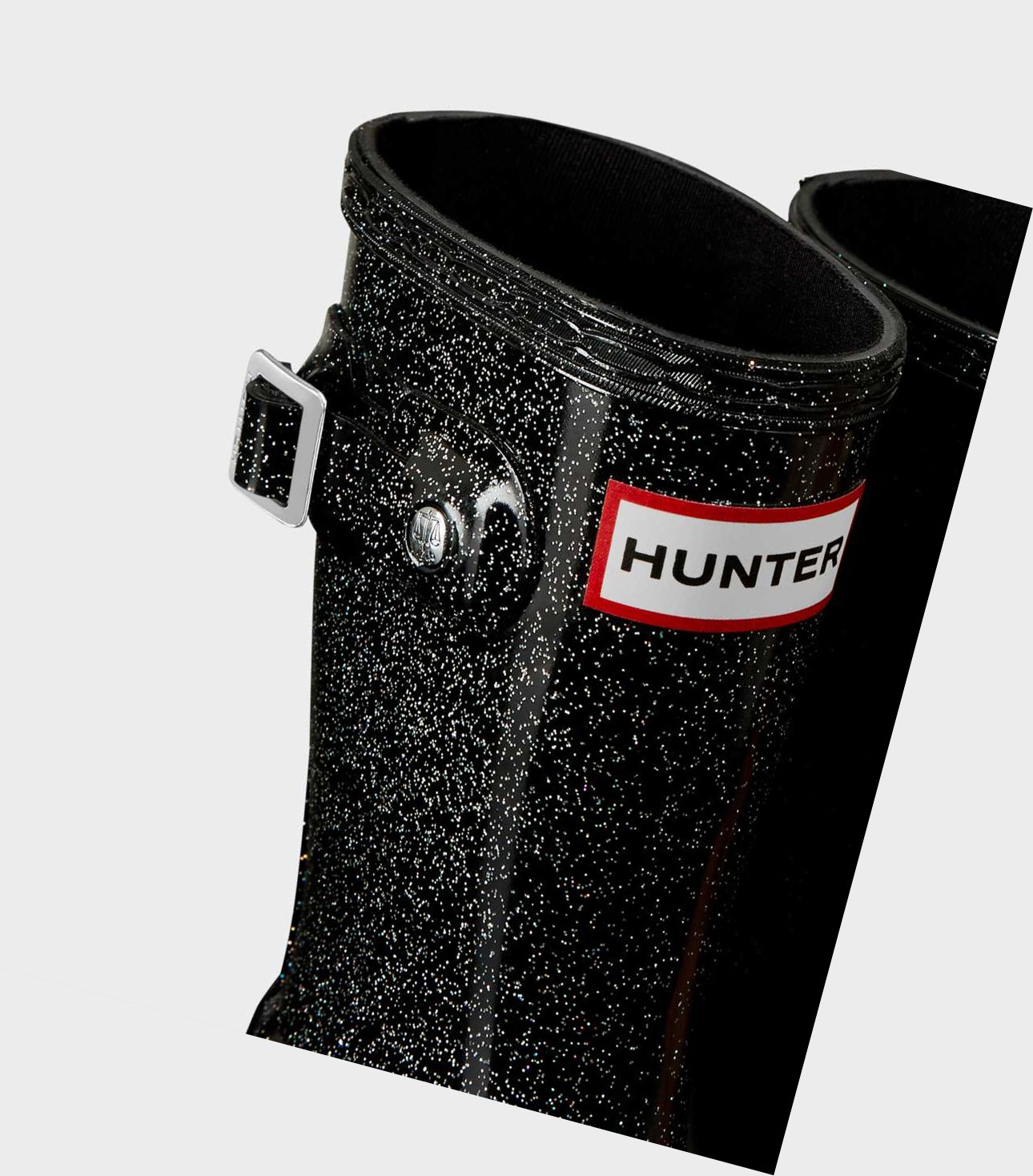 Kids' Hunter Original Little Starcloud Wellington Short Boots Black | 5901624-AW