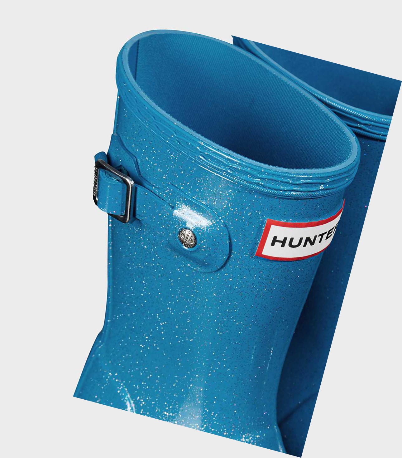 Kids' Hunter Original Little Starcloud Wellington Short Boots Blue | 7359160-UC