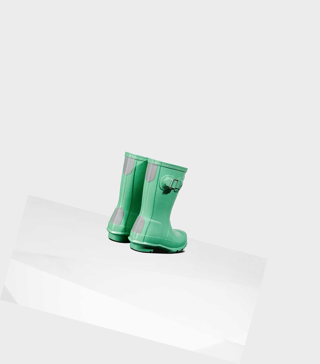 Kids' Hunter Original Little Starcloud Wellington Short Boots Green | 8295063-RZ