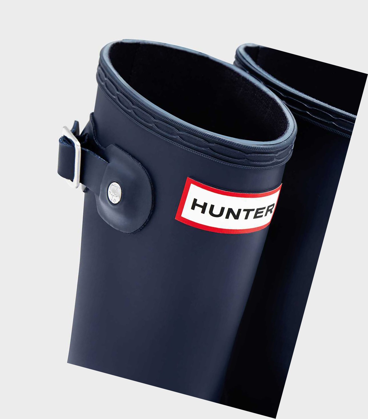 Kids' Hunter Original Little Wellington Short Boots Navy | 0635819-CR